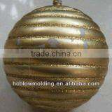 OEM Blow Molding Plastic Large Christmas Balls Plastic Christmas Shinny Ball thumbnail-3