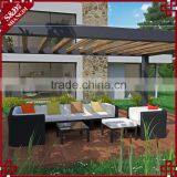 Colourful Pillows Design Patio Rattan Handcraft 6 Seater Set Design Sofa