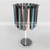 Multi-functional Metal Hook Rotating Floor-standing Tie Display Rack thumbnail-1