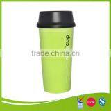 Custom IML Plastic Double Wall Coffee Cup With Lid thumbnail-1