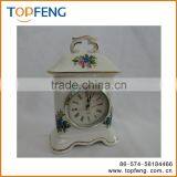 Vintage Table Clock/Porcelain Table Clock thumbnail-3