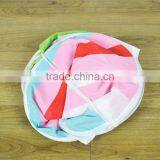 Colorful Laundry Hamper Folding and Fabric Collapsible Large Storage Bins With Lid thumbnail-3