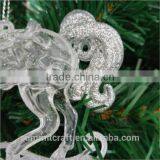 Acrylic Rocking Horse Figurines Christmas Ornaments Decorations thumbnail-4