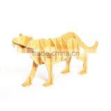 3D Creative Design Tiger Shape Wooden Shelf ,Nice Lively Animal Home Decoration Sets thumbnail-3