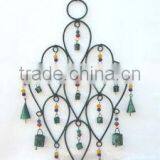 Leaf Shape Home Decoration Antique Bell Wall Hangings thumbnail-1