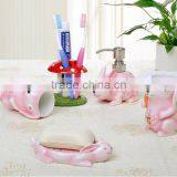 Yellow Duck 5pcs Ceramic Accessories Bathroom Sets for Hotel thumbnail-3