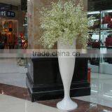 Modern White Fiberglass Vase thumbnail-1