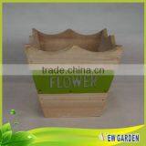 Multi-function Wood Flower Basket,Custom Recycled Plant Pot thumbnail-4