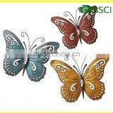 Outdoor Decorative Metal Wall Art Nature Inspired Metal Butterfly Wall Art 3 Colors thumbnail-1