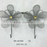 NEW Style Iron Flower Wall Decoration With Hook thumbnail-1