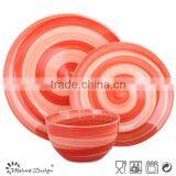 12pcs Handpainted Ceramic Dinner Set thumbnail-2