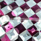 Diamond 5 Surface Mix Color Glass Mosaic Tile 30*30mm Crystal Mosaic thumbnail-1