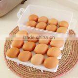 Wholesale Pastic Egg Storage Boxes With Lid Double Eggs Preservation Box thumbnail-3