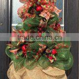 Deco Mesh Christmas Tree Wreath thumbnail-1