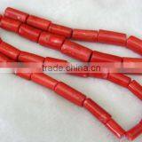 34" 20-35mm Red Loose Coral Beads thumbnail-1