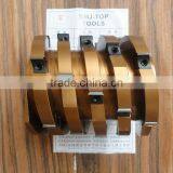 High Quality Heavy Duty Spiral Planer Cutterhead With Throw-up Tips,Helical Woodworking Cutterhead