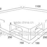6 Runners Australia Standard Size Plastic Pallet thumbnail-3