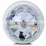 Hot Selling Auto Mini Party Induction Light LED Bulbs E27 3W Bulb Full Color RGB LED Plastic Rotating Lamp With Remote Control thumbnail-2