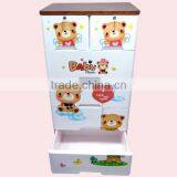 Storage Cabinet Plastic 5 Drawer Baby Plastic Drawer thumbnail-6
