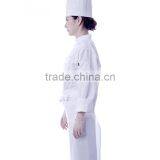 OEM Stander Collar White / Black Unisex Classic Chef Coat thumbnail-3