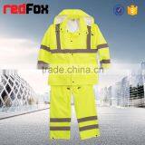 Safety Cheap High Visibility Pvc Raincoat thumbnail-1