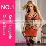 2015 Popular Hot Sale Sunspice Lingerie Women Sexy Full Body Stocking Sexy Girls in Transparent Dress Sexy Garter Set thumbnail-1