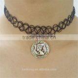 2015 Hot Selling Newest Custom Gothic Elastic Tattoo Choker Necklace thumbnail-6