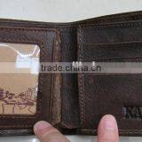 Fashion China Factory Men Cowhide Skin Real Leather Designer Wallet thumbnail-5