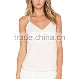 2015 OEM Gym Singlet Ladies White Vest Stringer Vest thumbnail-1
