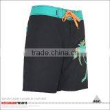 Contrast Waistband Trending Cheap Black Shorts With Custom Logo Sublimation thumbnail-4