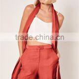 New Arrival Women Wid Leg Satin High Waisted Shorts Satin Boxer Shorts thumbnail-5