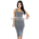 Women Milk Fiber Fashion Dress Sexy Hip Up Prom Dress thumbnail-5