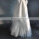 Applique Lace Deep V Neck Wedding Dress thumbnail-6