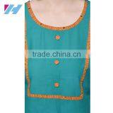 Fashion Indian Apparel Wholesale Fancy Cotton Kurti thumbnail-4