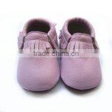 Handmade Rubber Sole Infant Baby Moccasins Baby Shoes thumbnail-2