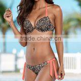 Hot Sexy Girl Photo Leopard Bikini Swim Wear thumbnail-2