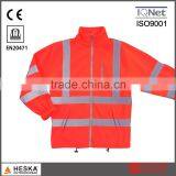 Safety Jacket Reflective Fleece Sweater hi Vis Hoodie