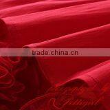 Hot Selling Red Girls Dresses Decorated With Big Flower Fashion Solid Kids Vestido Wholesale Child Wear thumbnail-4