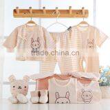 Wholesale Organic Cotton High Quality Spring Autumn 12pcs/Set Newborn Infant Baby Boy Girl Suits Baby Clothing Set Outfit thumbnail-2