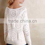 2017 Handmade Ladies Knitted Design Sweater thumbnail-3