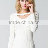 2017 Fashion Stylish Womens Sexy Tight Knitted Pullover Turkish Sweaters for Wholesale thumbnail-3