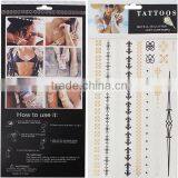 Non-toxic Removable Waterproof Temporary Tattoo Metallic Water Transfer Temporary Tattoo Sticker Paper thumbnail-3