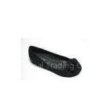 Custom / OEM Cheap Top Quality Comfortable Grey PU Ladies Comfy Flat Shoes With 2cm Heels thumbnail-1