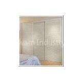 Custom Louvered Closet Doors For Bedroom, Modern Wavelike Interior Sliding Door For Closet thumbnail-1