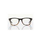 Retro Big Round Polycarbonate Spectacles Frames For Round Face Women , Leopard Print