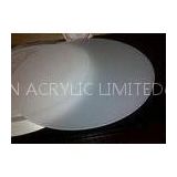 White Round PMMA fluorescent Diffuser Sheet for LED / advertising