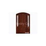 OEM Custom Solid Timber Door With Natural Wood Veneer Frame