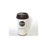 Plastic Double-Layer Water Bottle Advertisement Mug Promotion Gift Coffee Bottle Advertising Cup