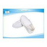 Workman`s Plain White Face Leather PU Anti Static Safety Shoes #34~46 thumbnail-1
