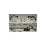 Coffee Color Titanium Optical Frames Rimless For Oval Faces , Beta Titanium